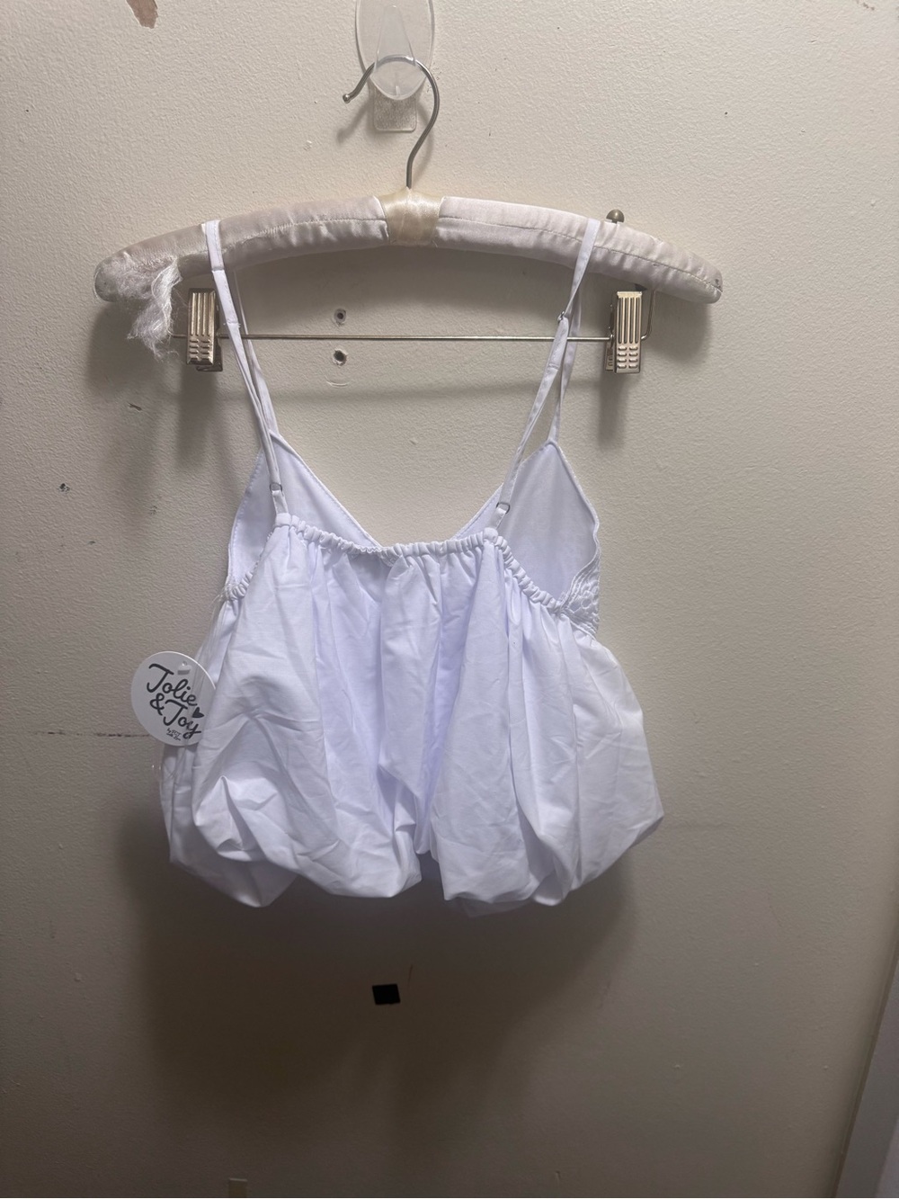Jolie & Joy White Crochet Bust Camisole Top - Women size small - Picture 4 of 4